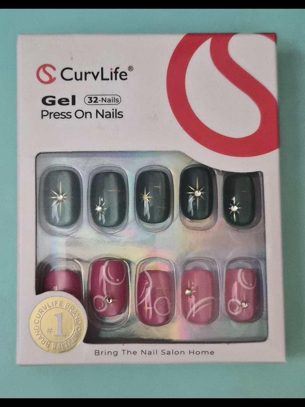 CurvLife Press On Nail Set